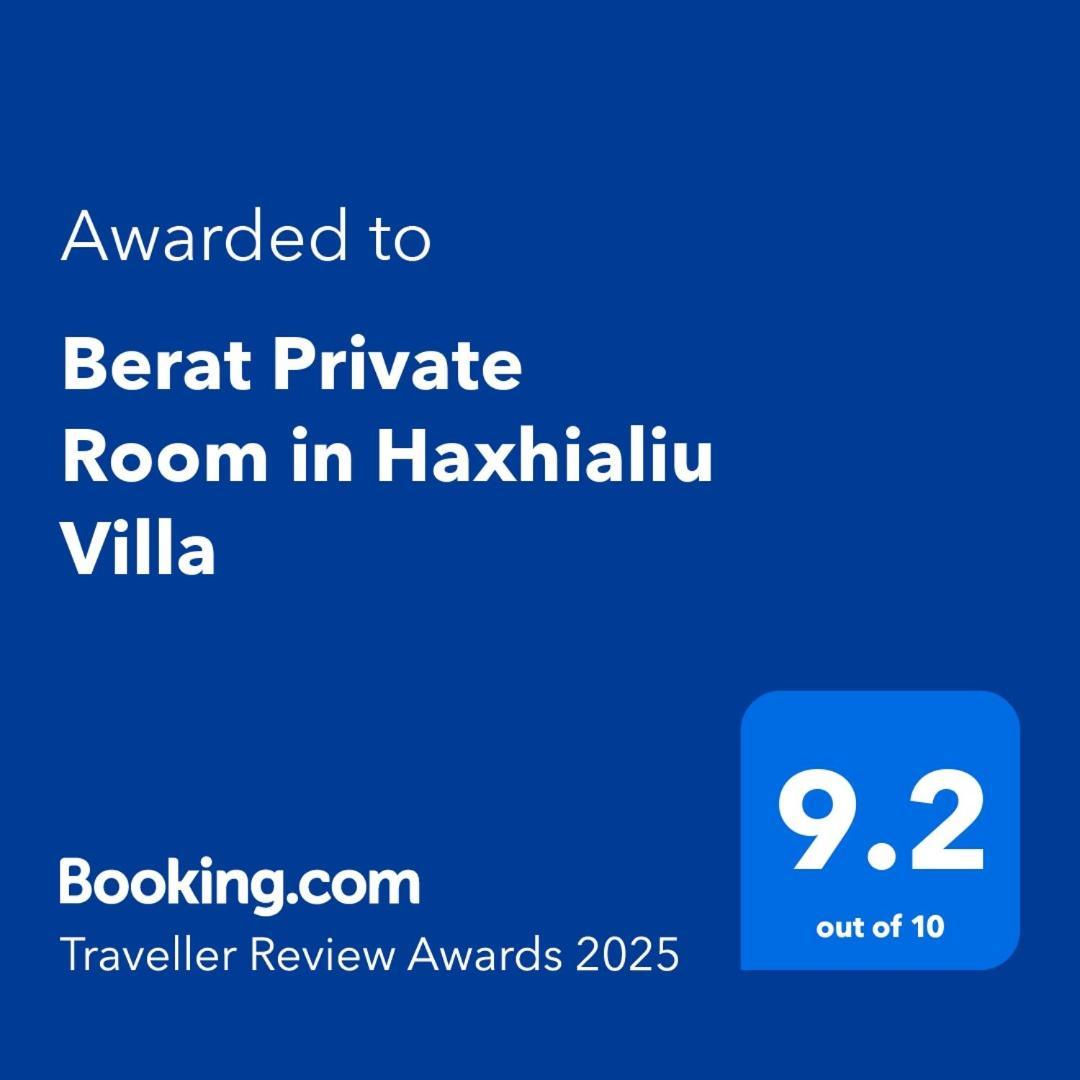 Berat Private Room In Haxhialiu Villa Esterno foto